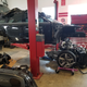 The A4's front axle, engine and transmission came out next.